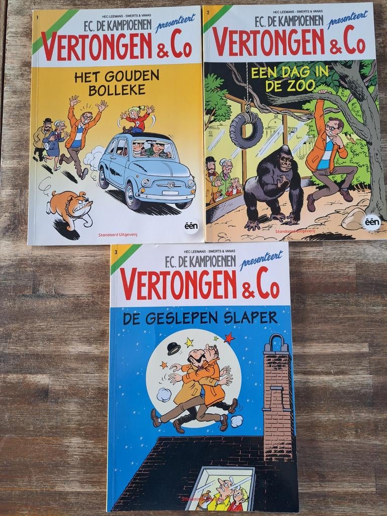 3 Vertongen & Co strips, Enlèvement ou Envoi