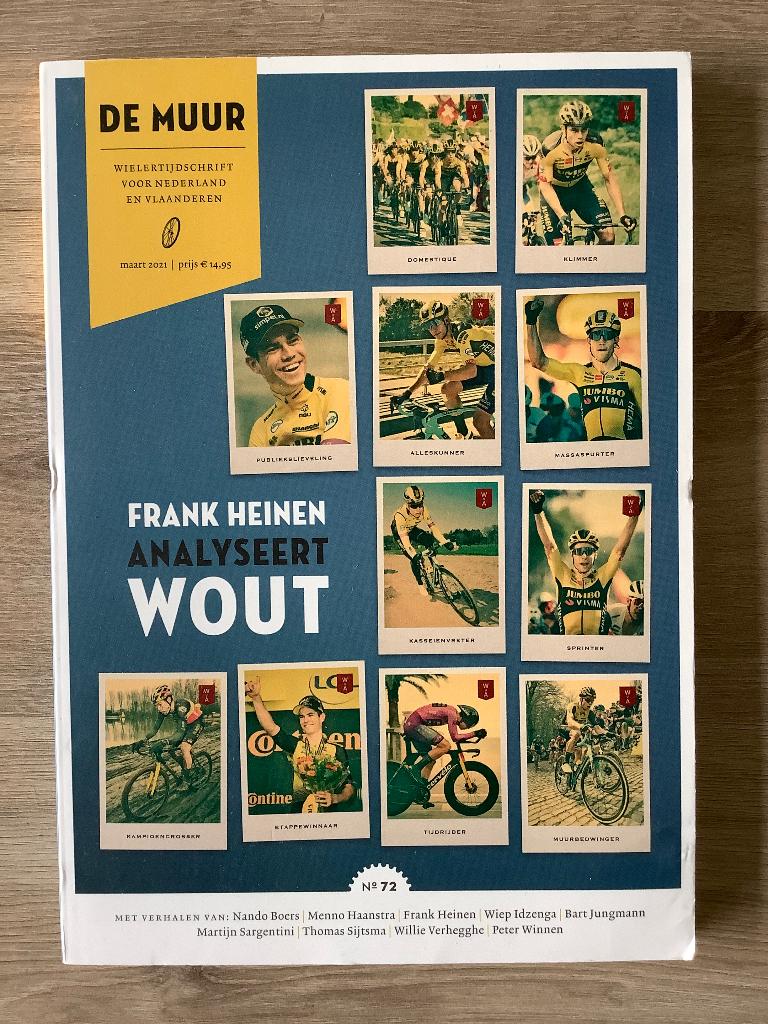 Magazine Wielrennen ‘ De Muur ‘ maart 2021 - nummer 72, Ophalen of Verzenden, Zo goed als nieuw, Diverse auteurs, Lopen en Fietsen