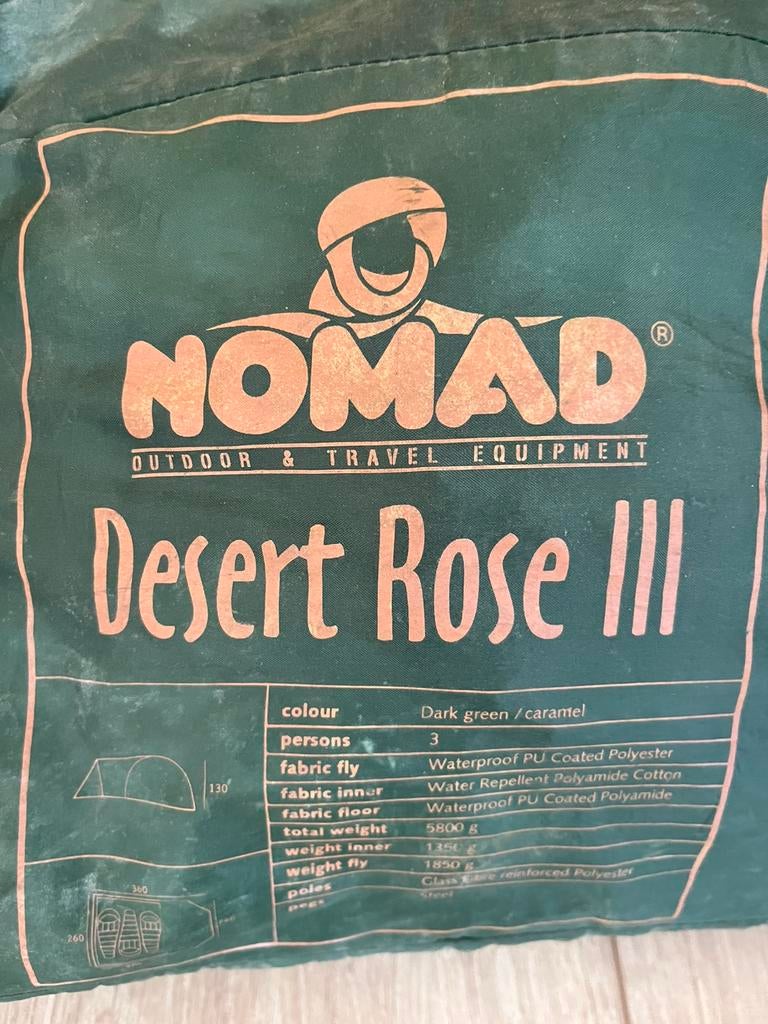 Tent Nomad, Caravans en Kamperen, Ophalen, Gebruikt, Tot en met 3