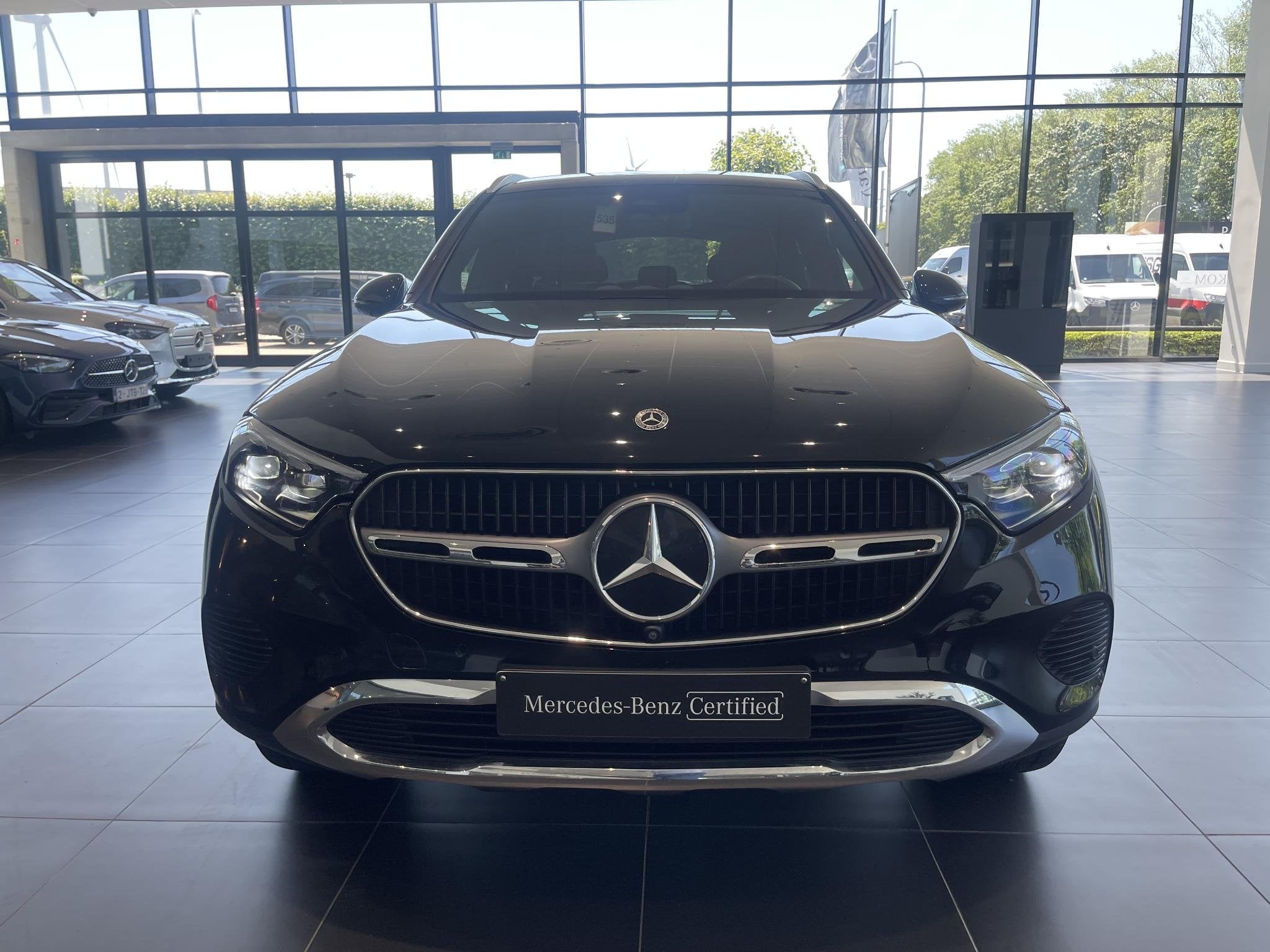 Mercedes-Benz GLC 300 e 4MATIC Luxury Line + LEDER + DIGITAL, Auto's, Mercedes-Benz, Automaat, Stof, Gebruikt, 4 cilinders