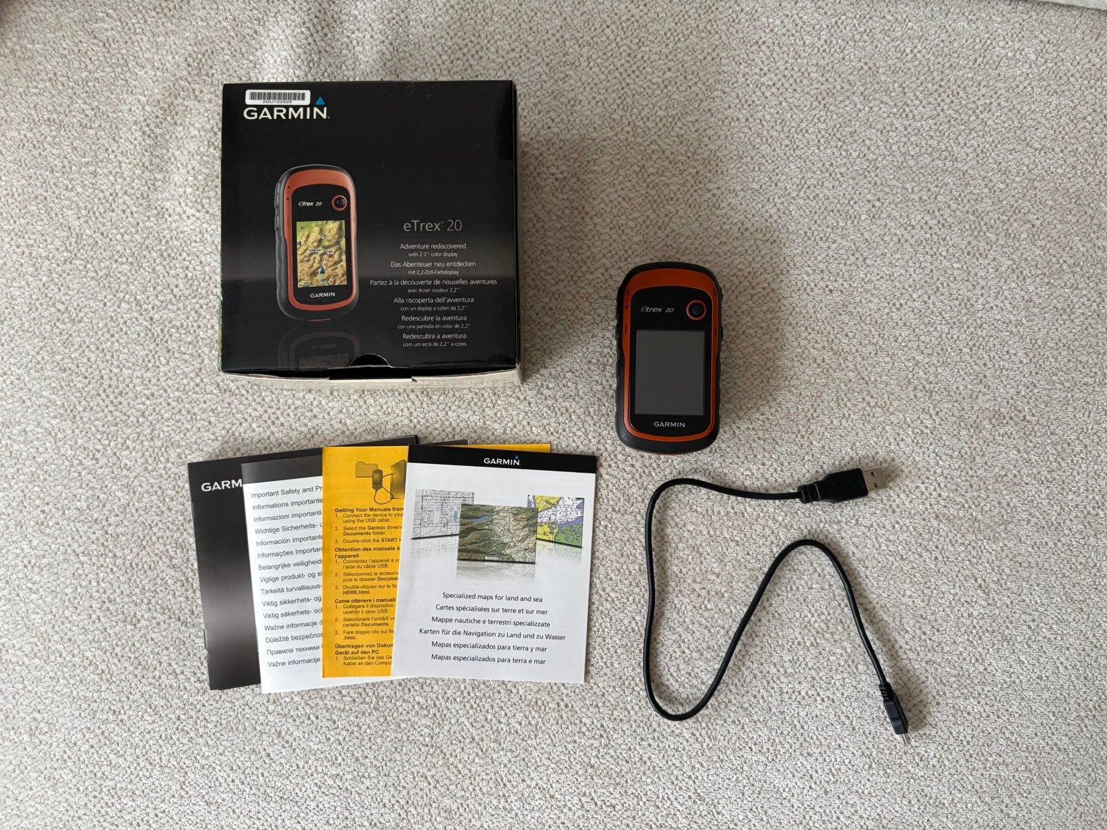 Garmin eTrex 20 – Nieuw, nooit gebruikt, Sport en Fitness, Bergsport en Wandelen, Ophalen of Verzenden, Nieuw, Navigatie of Gps