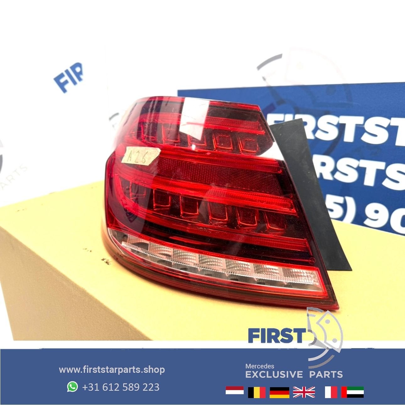 W212 LED ACHTERLICHT A2129060703 FACELIFT E KLASSE LINKS E63, Auto-onderdelen, Gebruikt, -, Ophalen of Verzenden, -