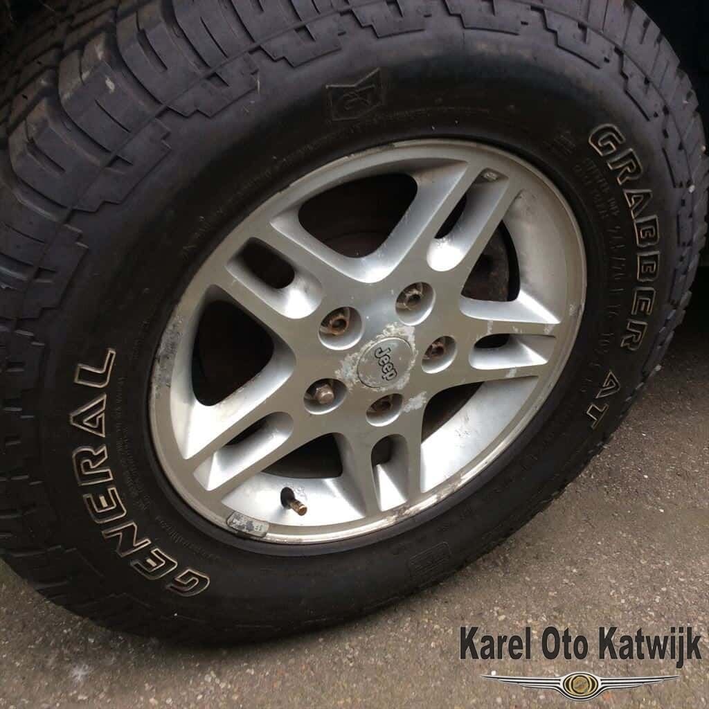 Velg zilver Jeep Grand Cherokee 16 inch 1999-2005, Auto-onderdelen, Gebruikt, Velg(en), -, -