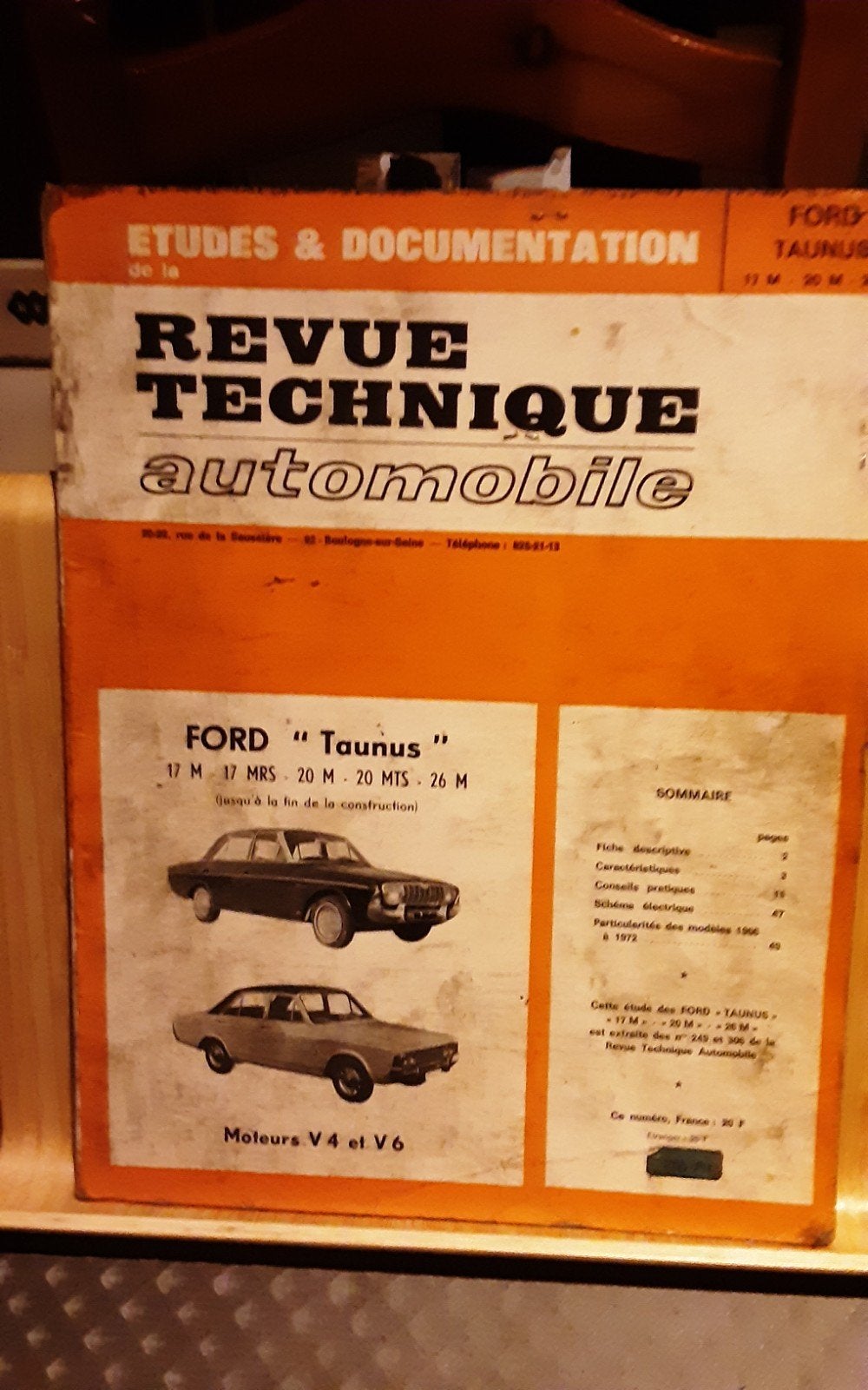 Ford taunus rta, Enlèvement ou Envoi, Ford