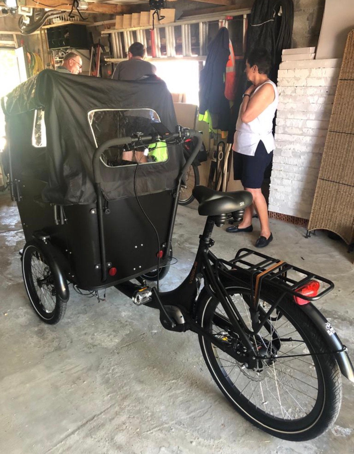 Bakfiets, Ophalen, Zo goed als nieuw