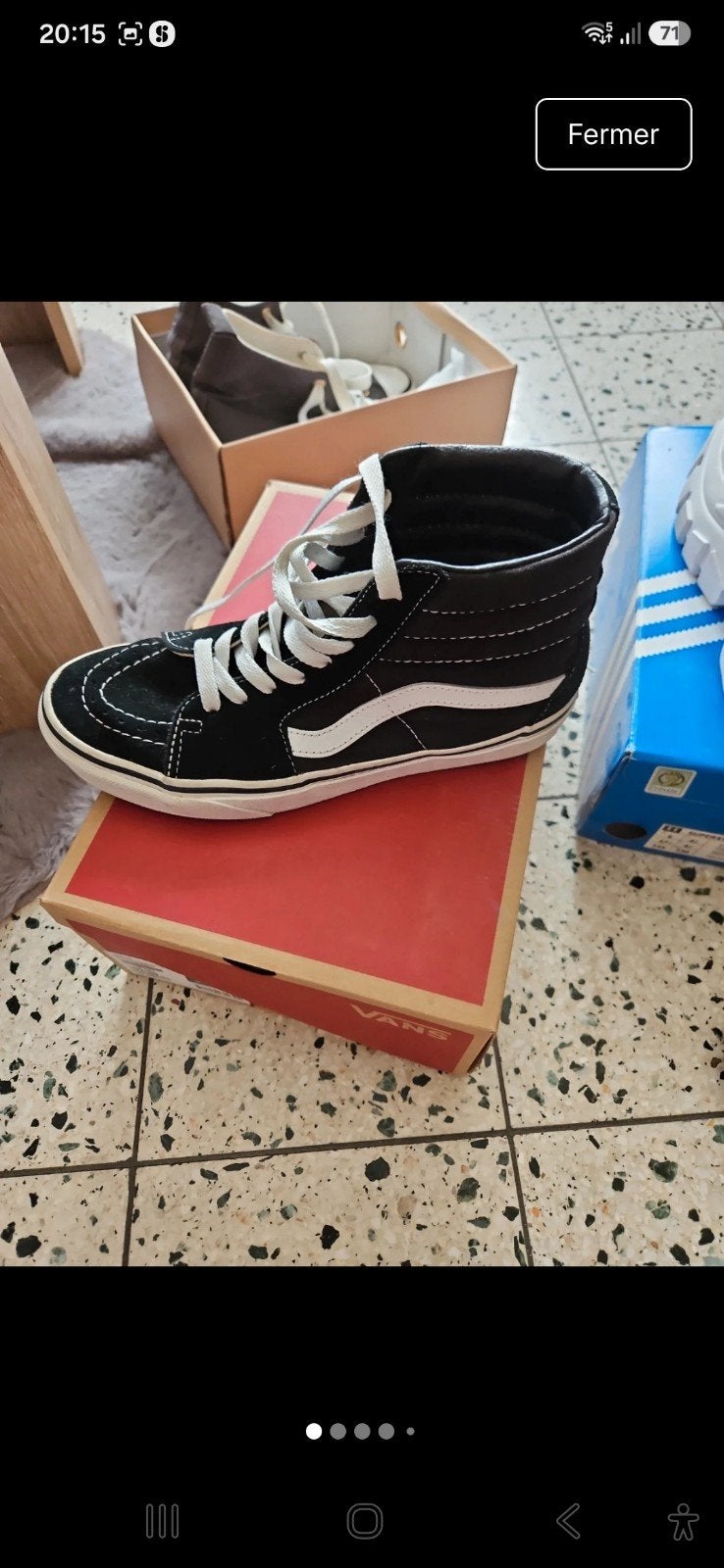 basquettes noir et blanche, Enlèvement, Comme neuf, Chaussures