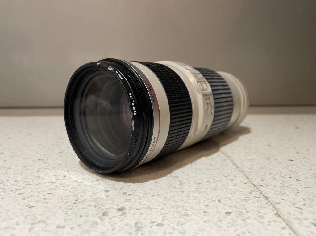 Canon EF 70-200 mm f/4L IS USM, Enlèvement ou Envoi, Utilisé, Téléobjectif