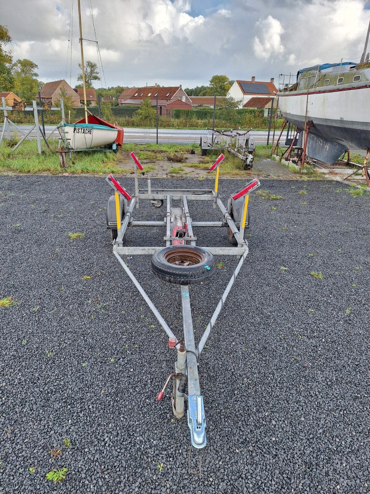 kielboottrailer < 750kg, Watersport en Boten, Ophalen, Gebruikt, Minder dan 6 meter, Verstelbare verlichting