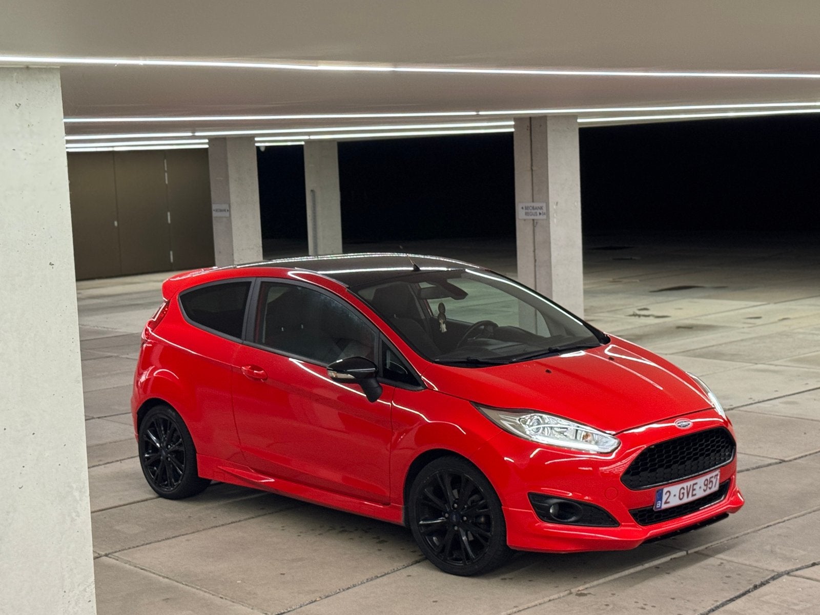 Ford Fiesta 1.0EcoBoost ST-Line – 84.000Km, Auto's, Ford, Bluetooth, Particulier, Fiësta, Rood