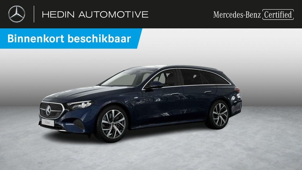 Mercedes-Benz E-Klasse 300 DE Break Luxury Line | Trekhaak |, Auto's, Gebruikt, Zwart, 4 cilinders, Blauw