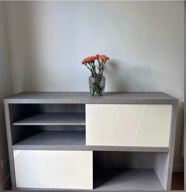 Kast, Ophalen, Kunststof, 100 tot 150 cm, Zo goed als nieuw