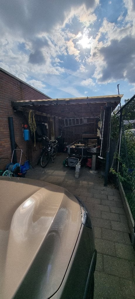 Houten carport, Tuin en Terras, Ophalen, Gebruikt, Carport