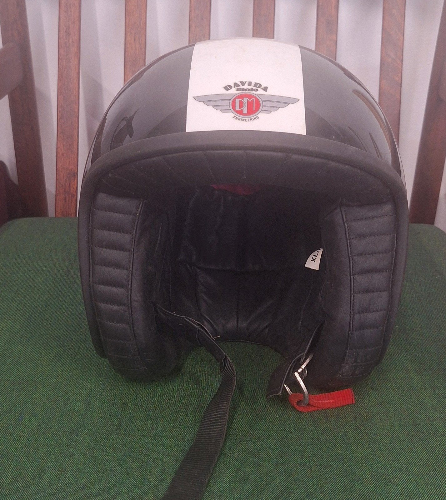 Retro motorhelm, Motoren, Overige merken, Dames, Ophalen of Verzenden, Tweedehands