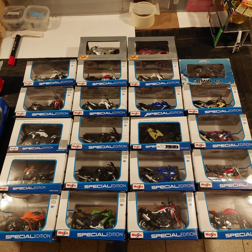 LOT MAISTO MOTO, Ophalen of Verzenden, Gebruikt, Motor, Maisto