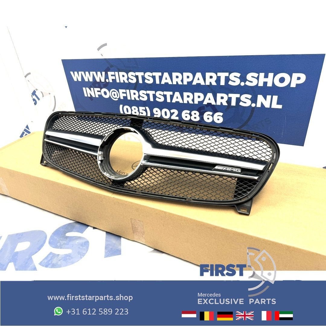W156 GRIL Originele complete GLA45 AMG GRILLE + LOGO  Voor M, Auto-onderdelen, Gebruikt, -, Ophalen of Verzenden, -