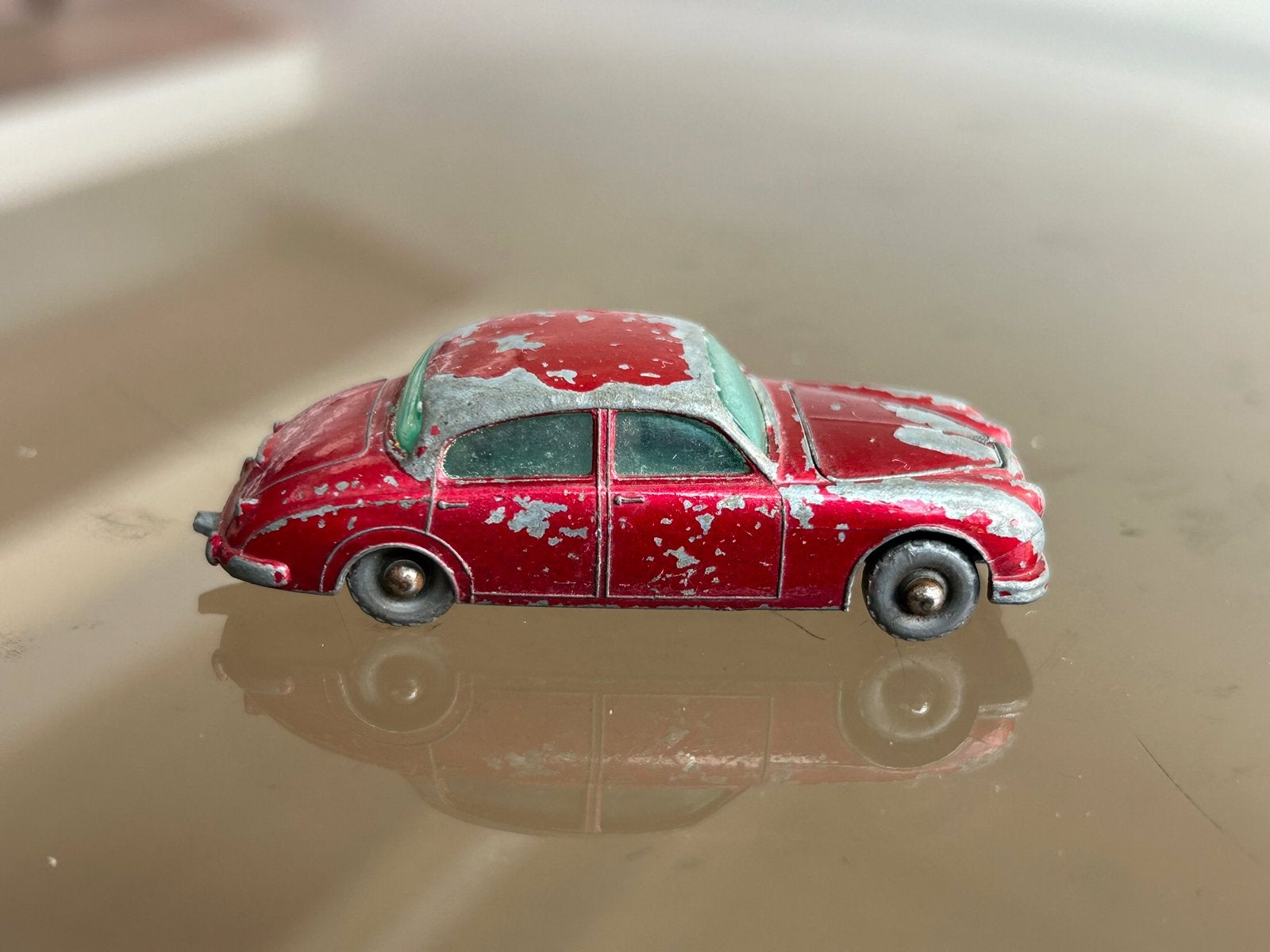 Matchbox Lesney Jaguar 3.8 Litre Saloon nr 65-B 1962, Ophalen of Verzenden