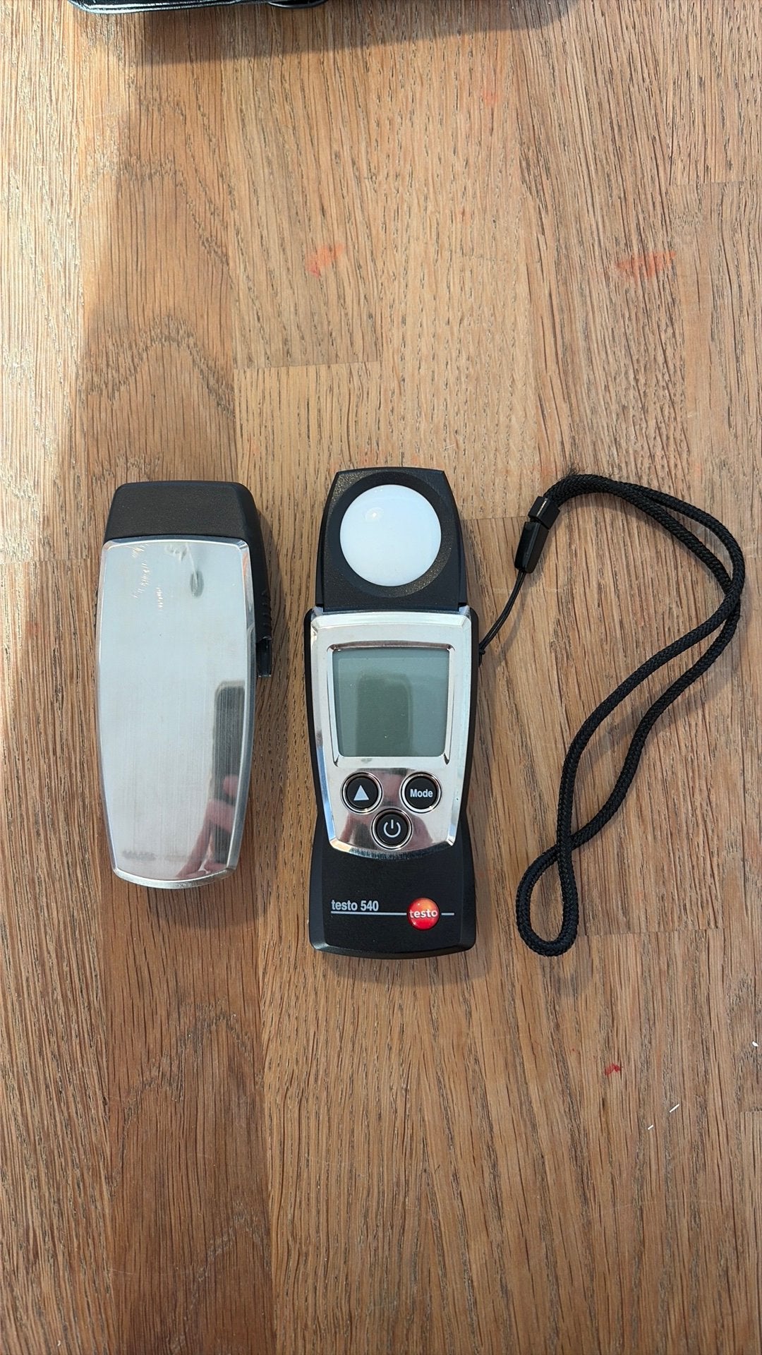 testo 540 - Luxmeter in zakformaat met lederen hoesje, Ophalen, Zo goed als nieuw