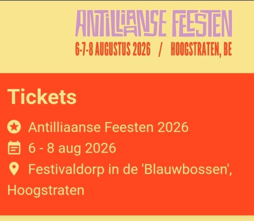 4 x billet pour les fêtes antillaises le samedi, Tickets & Billets, Trois personnes ou plus