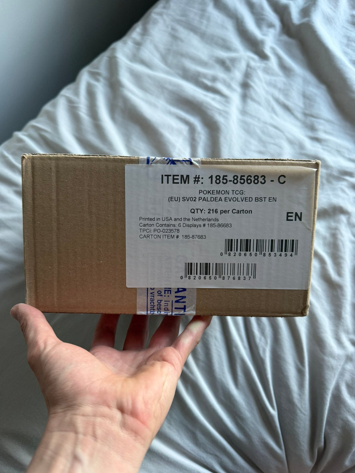 Pokemon paldea evolved booster box case, Ophalen, Nieuw, Boosterbox