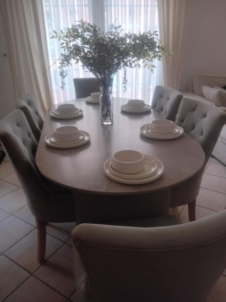 Eetkamerstoelen, Ophalen