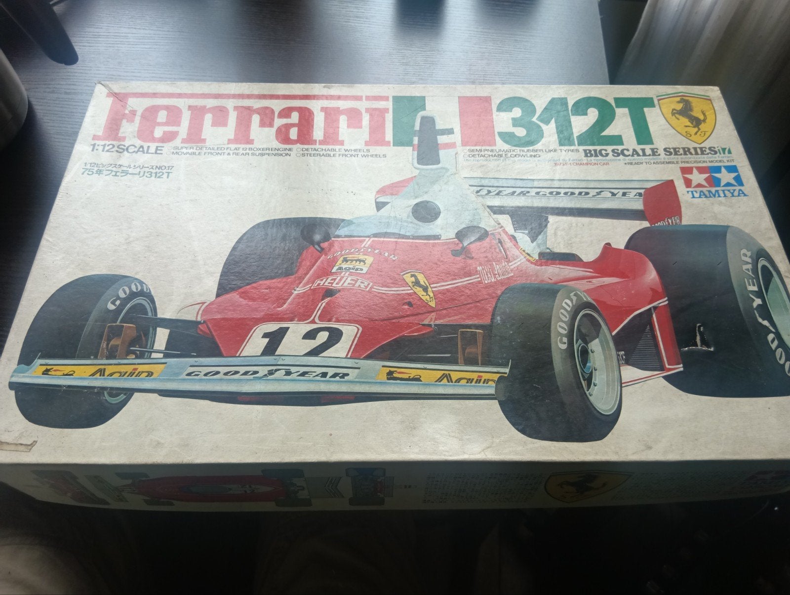 Ferrari 312T 1/12 Big Scale Series no.17, Hobby & Loisirs créatifs, Modélisme | Voitures & Véhicules, Enlèvement ou Envoi