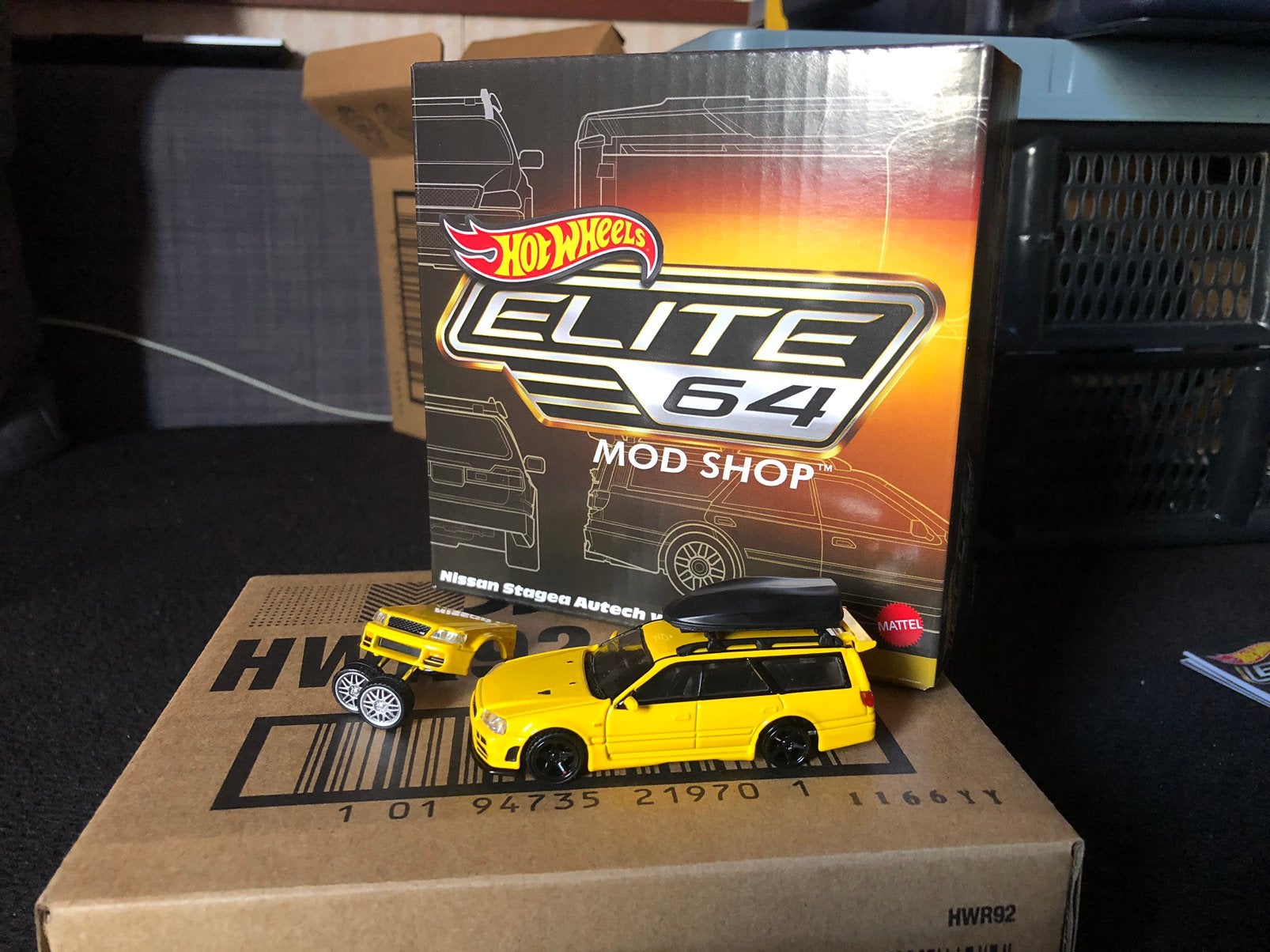 Hot Wheels Elite64 Nissan Stagea ModShop, Enlèvement ou Envoi, Neuf, Voiture