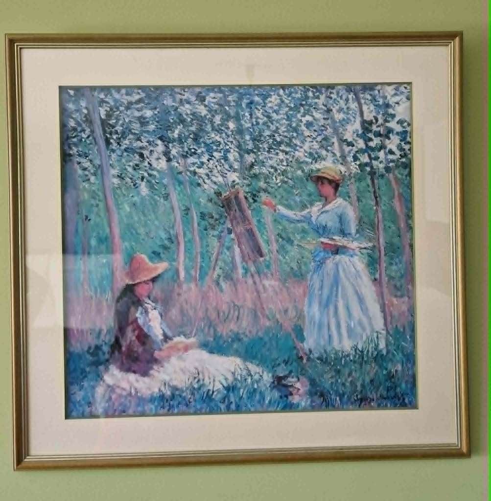 Voorstelling van Monet onder glas, Ophalen, Zo goed als nieuw, Glas
