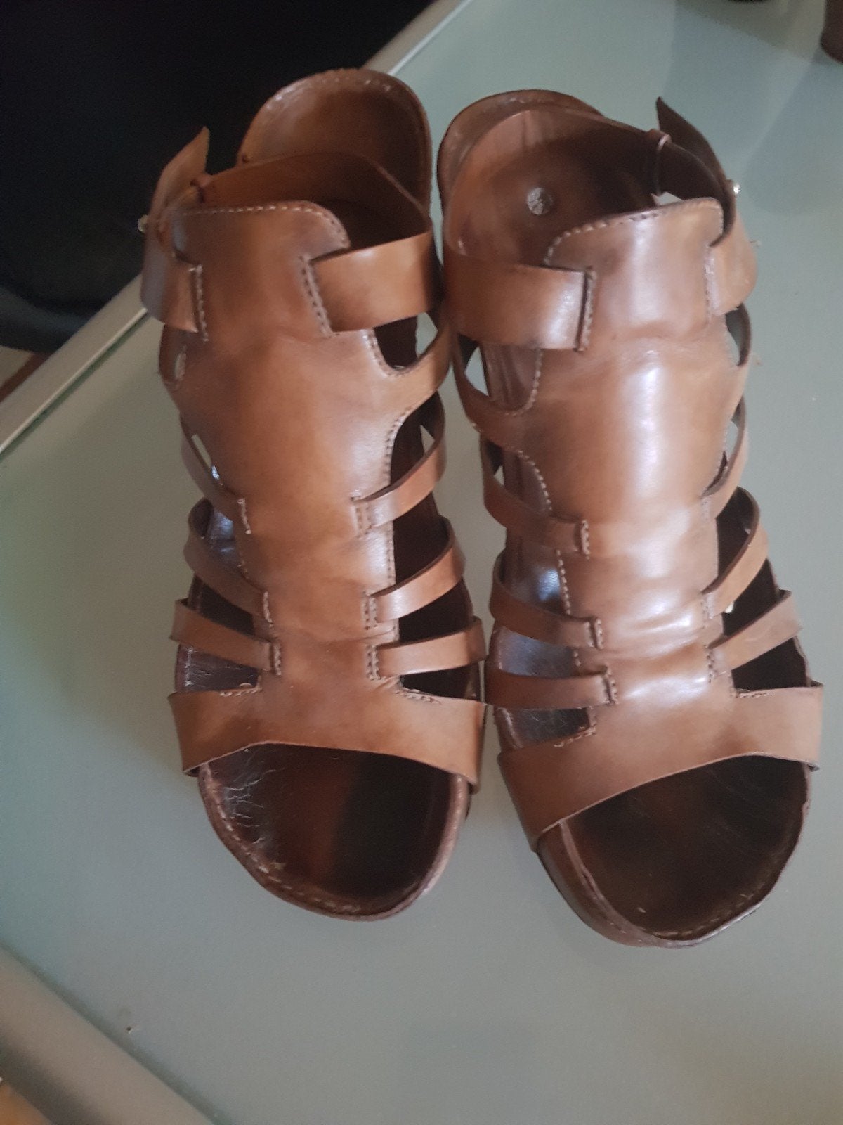 Prachtige merk sandaaltjes 36 maar kunnen ook voor een 37, Kleding | Dames, Schoenen, Ophalen of Verzenden, Gedragen, Bruin