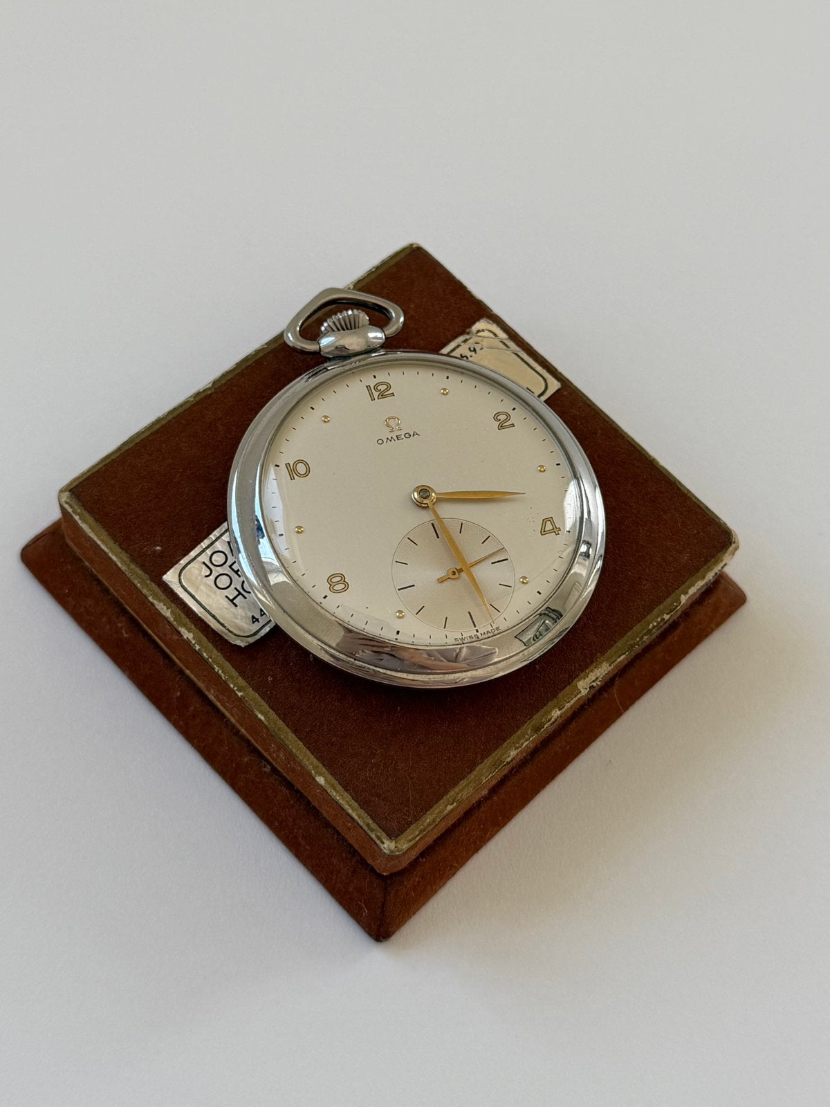 Montre de poche Omega vintage 1956 - Alexandre Duray, Bijoux, Sacs & Beauté, Enlèvement, Montre de poche, Omega