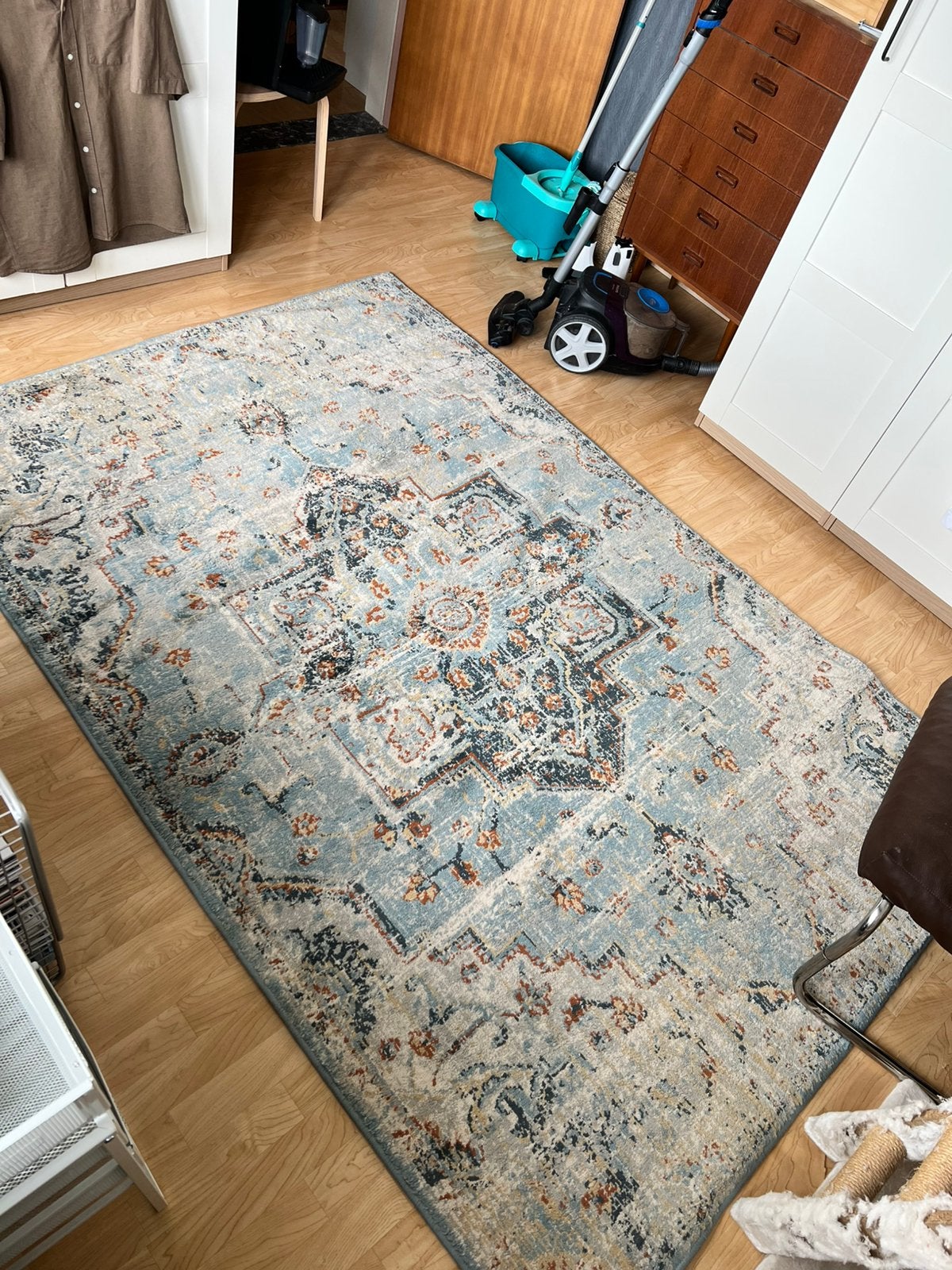 Tapijt in vintage look te koop, Huis en Inrichting, Stoffering | Tapijten en Vloerkleden, Ophalen, Gebruikt, Rechthoekig