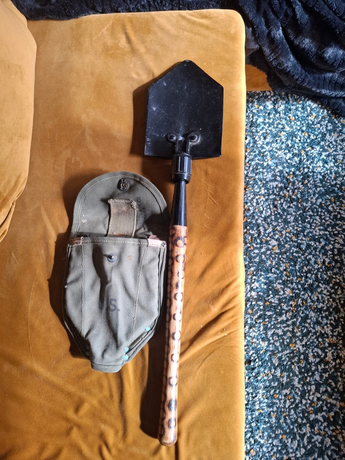 Ensemble réglementaire et homogène de l'US Army, pelle et ho, Collections, Enlèvement ou Envoi, Armée de terre, Autres types