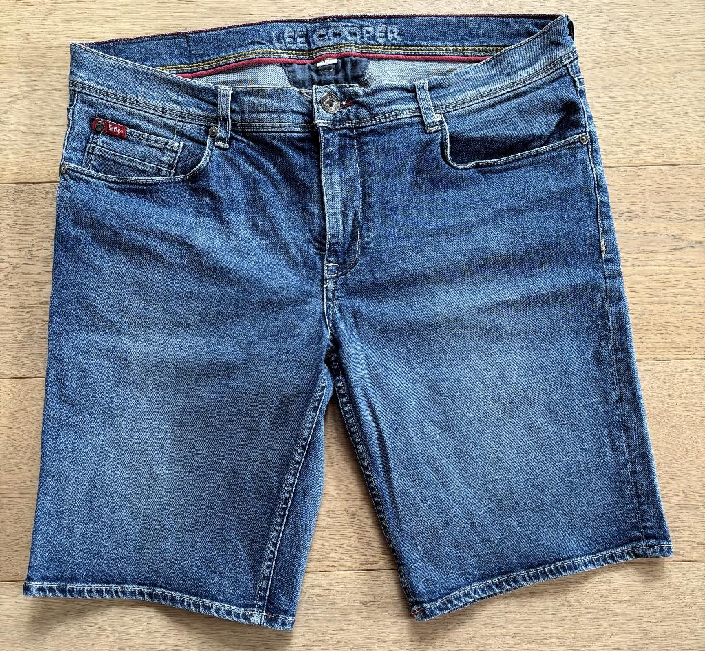 Herenshort 'Lee Cooper' (waist: 38 of XL), Maat 52/54 (L), Blauw, Ophalen of Verzenden, Lee Cooper