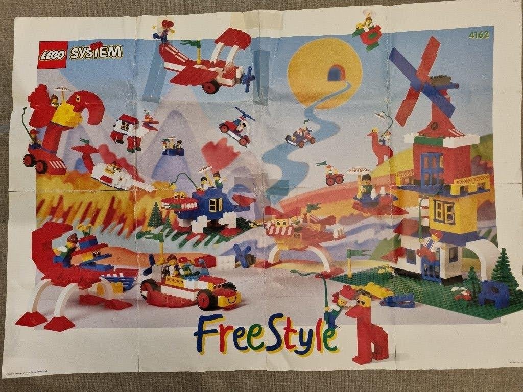 Lego System Freestyle #4162, Ophalen, Lego, Zo goed als nieuw, Inclusief instructies