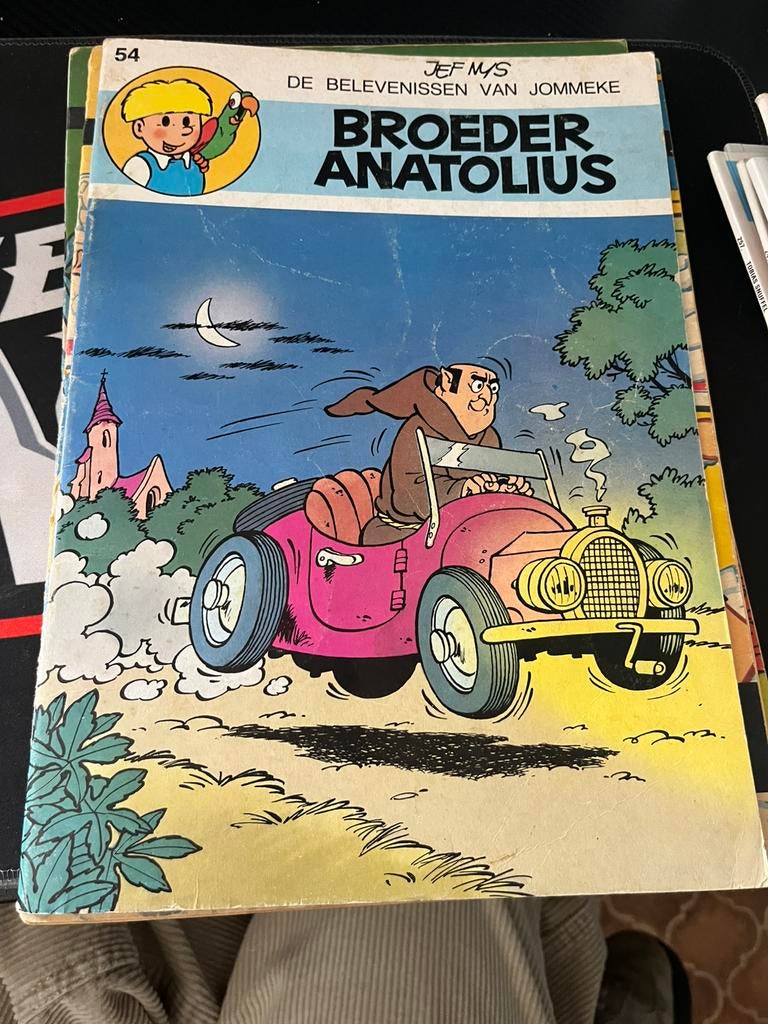 Broeder anatolius zwart wit, Boeken, Eén stripboek, Verzenden, Gelezen