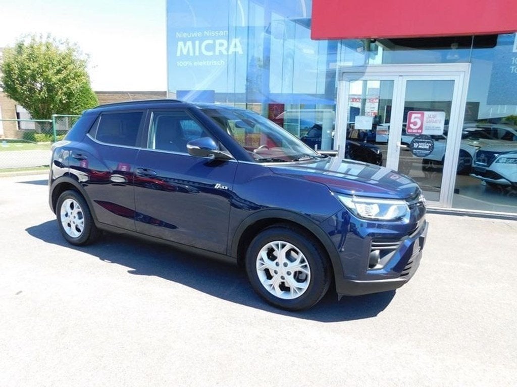 SsangYong Tivoli 1.5 T-GDI 2WD AUTOMAAT  36000 KM, Auto's, SsangYong, Automaat, Zwart, Blauw, 120 kW