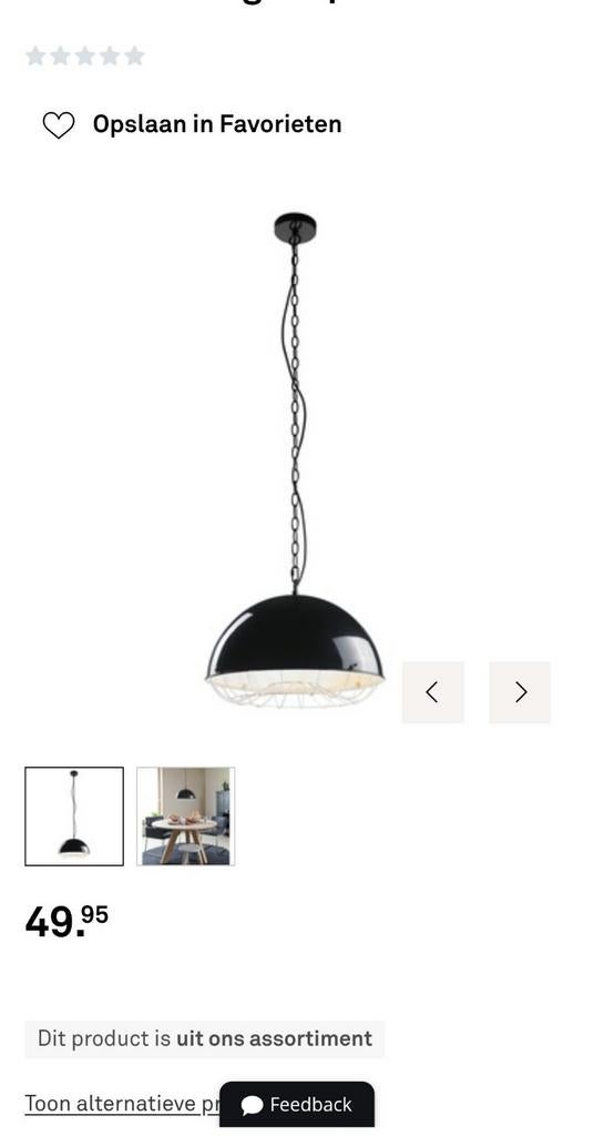 Lampe suspendue Karwei Tom, 40 cm, industrielle, noir et bla, Enlèvement