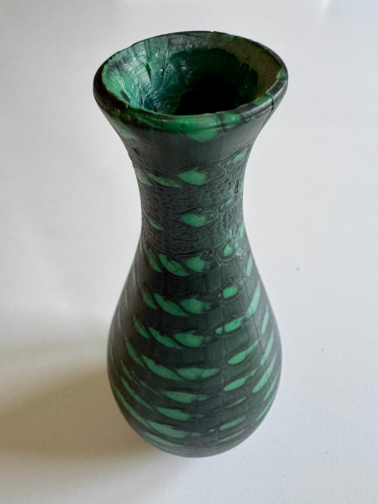 Vase vintage marbré Ta-Tay (Tu-Tay) - Space Age 70s, Enlèvement ou Envoi