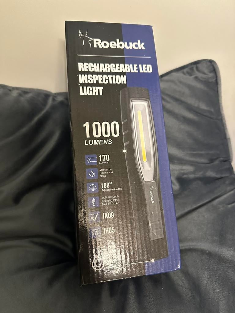 Roebuck professionele ledlamp, Caravans en Kamperen, Zaklampen, Nieuw, Ophalen of Verzenden