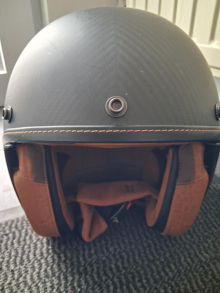 Magnifique casque Scorpion Carbon Evo Belfast, Enlèvement ou Envoi, XL