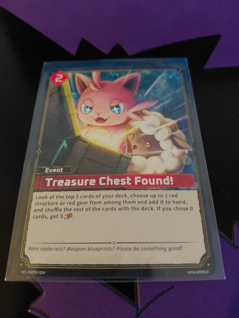 Palworld: Treasure Chest Found! <C> EBP01-024 (PRISTINE), Enlèvement ou Envoi, Neuf, Carte(s) à jouer