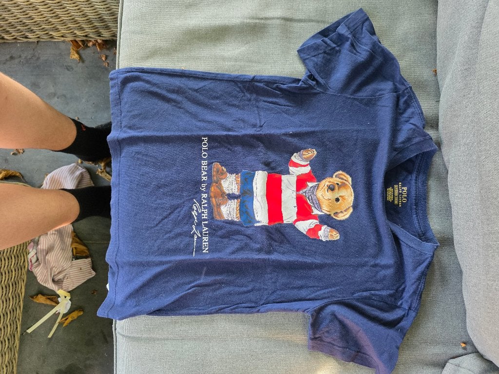 Origineel Polo Ralph Lauren T-shirt, Ophalen of Verzenden, Zo goed als nieuw, Maat 140