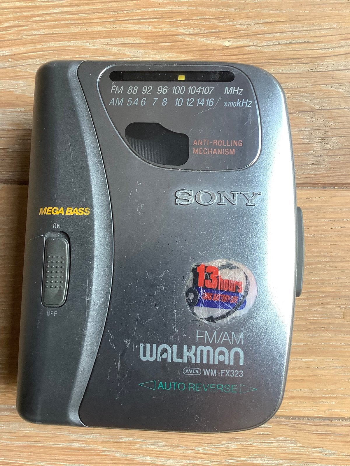 Originele Sony Walkman WM-FX323 met FM/AM-radio, Enlèvement ou Envoi, Walkman ou Baladeur