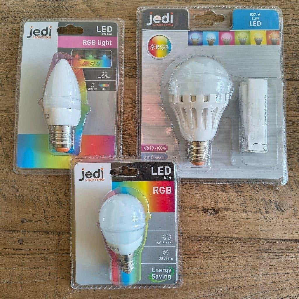 RGB LED lampen (kleurlampen), Ophalen, Led-lamp, Meerkleurig, Kleur aanpasbaar
