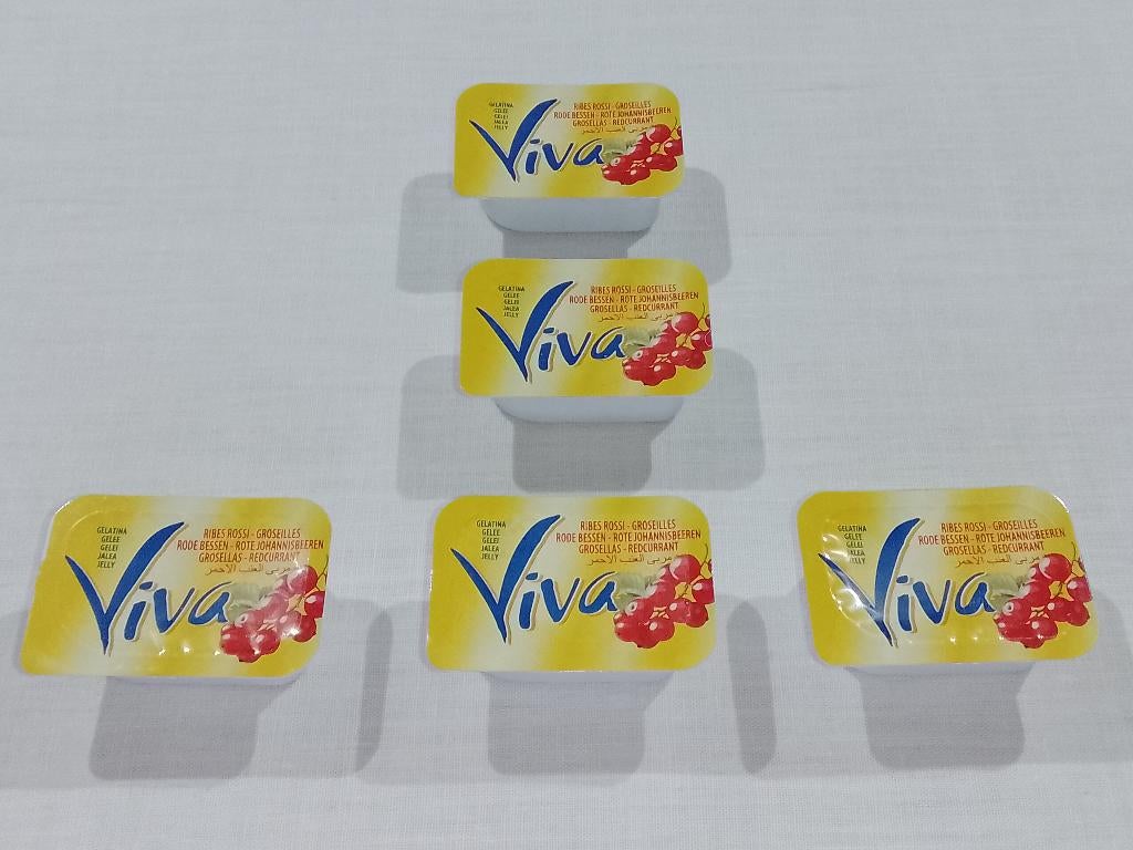 Viva Rode Bessenconfituur 30g – 5 x – Ongeopend, Ophalen