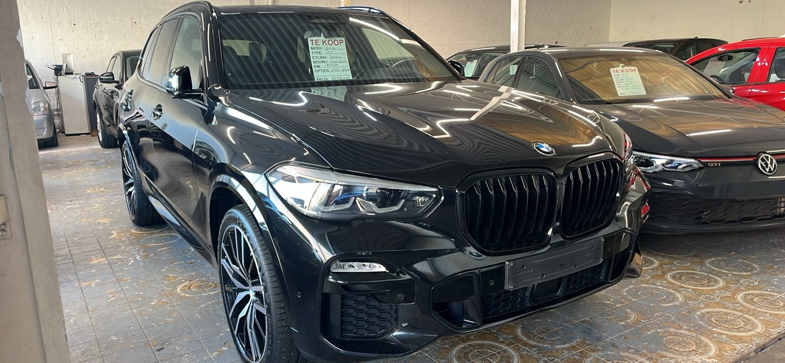 Bmw x5 m paket, Auto's, Automaat, Zwart, Leder, Particulier