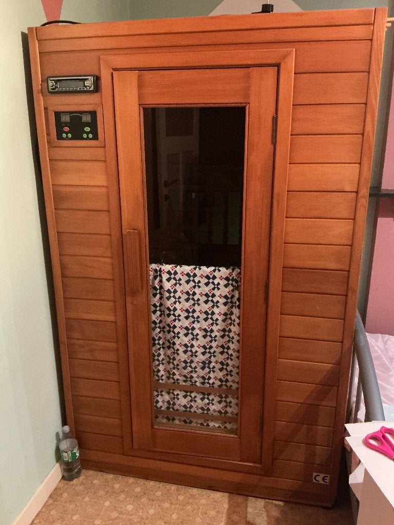 Infraroodcabine, Ophalen, Zo goed als nieuw, Infrarood, Complete sauna