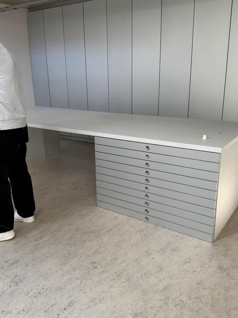 Design bureau, Ophalen, 120 cm, Hout, Zo goed als nieuw