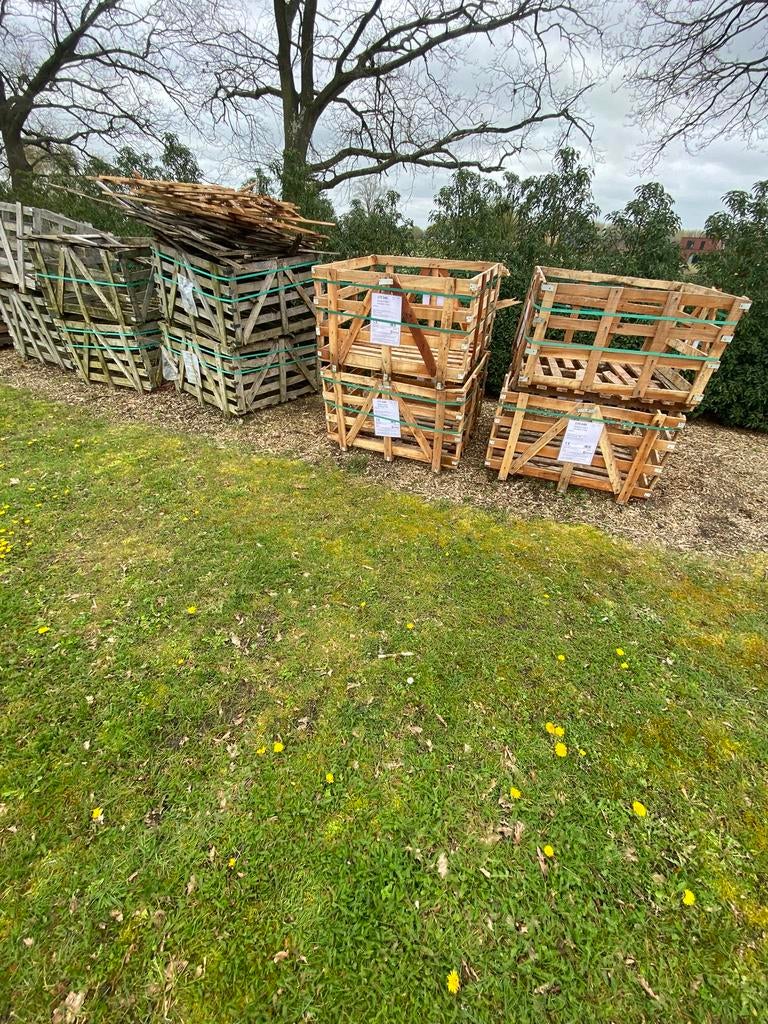 Houten kisten te koop, Tuin en Terras, Brandhout, Ophalen