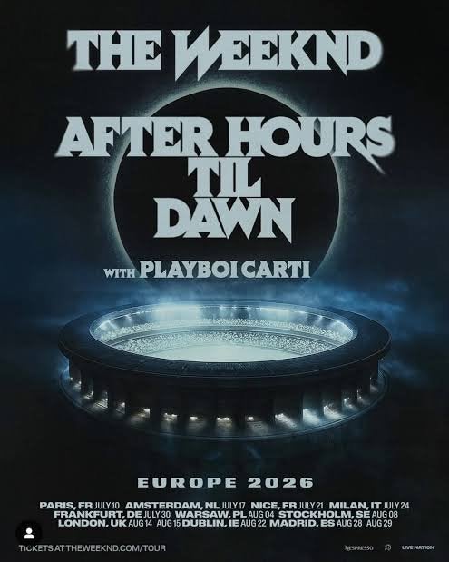 The Weeknd After Hours Til Dawn 2 tickets te koop!, Tickets en Kaartjes, Twee personen