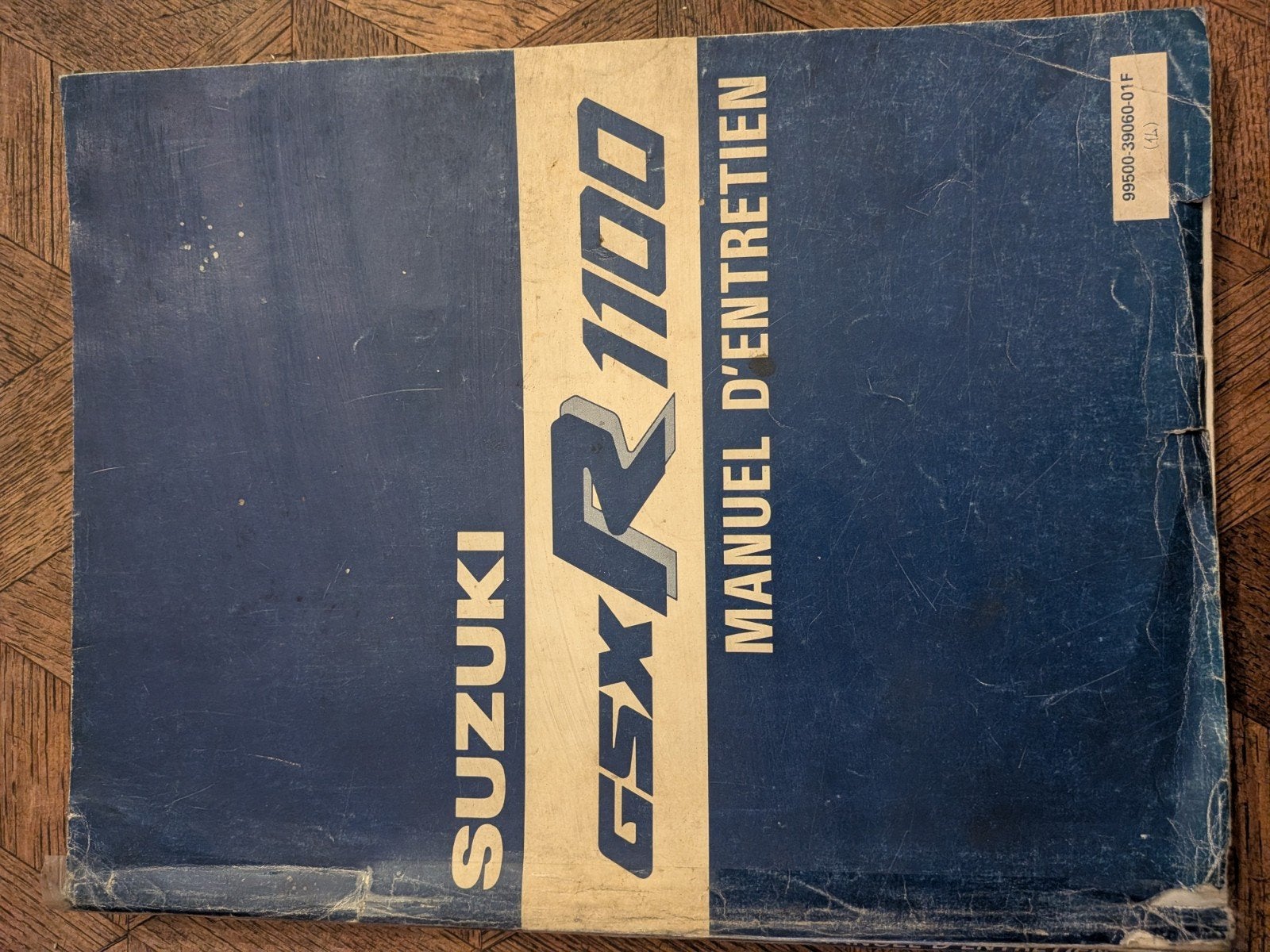 Manuel d'entretien Suzuki gsxr 1100 de 1986 en français, Livres, Enlèvement